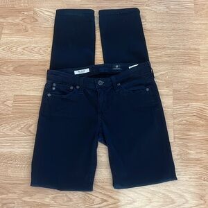 Ag Adriano Goldschmied the Stevie Slim Straight Black Women’s Jeans Size 25R
